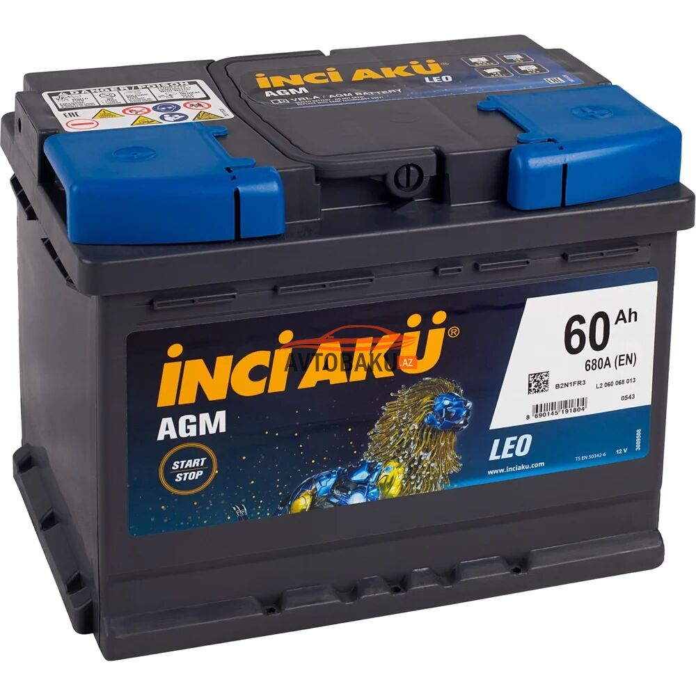 İnci 60ah AGM