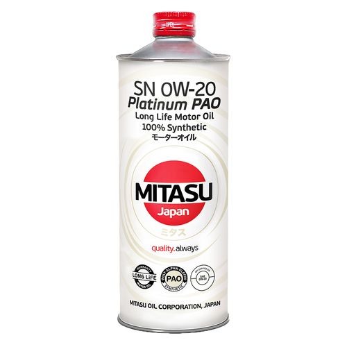 Mitasu Platinum PAO SN 0W20