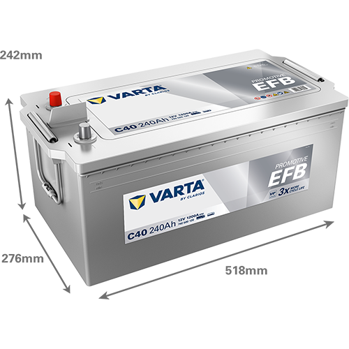 Varta 240ah C40 EFB