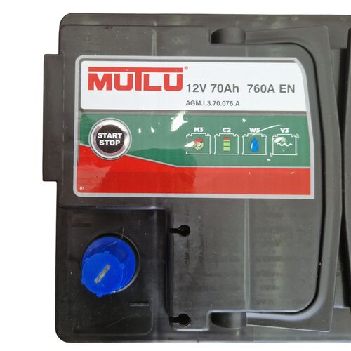 Mutlu 70Ah AGM