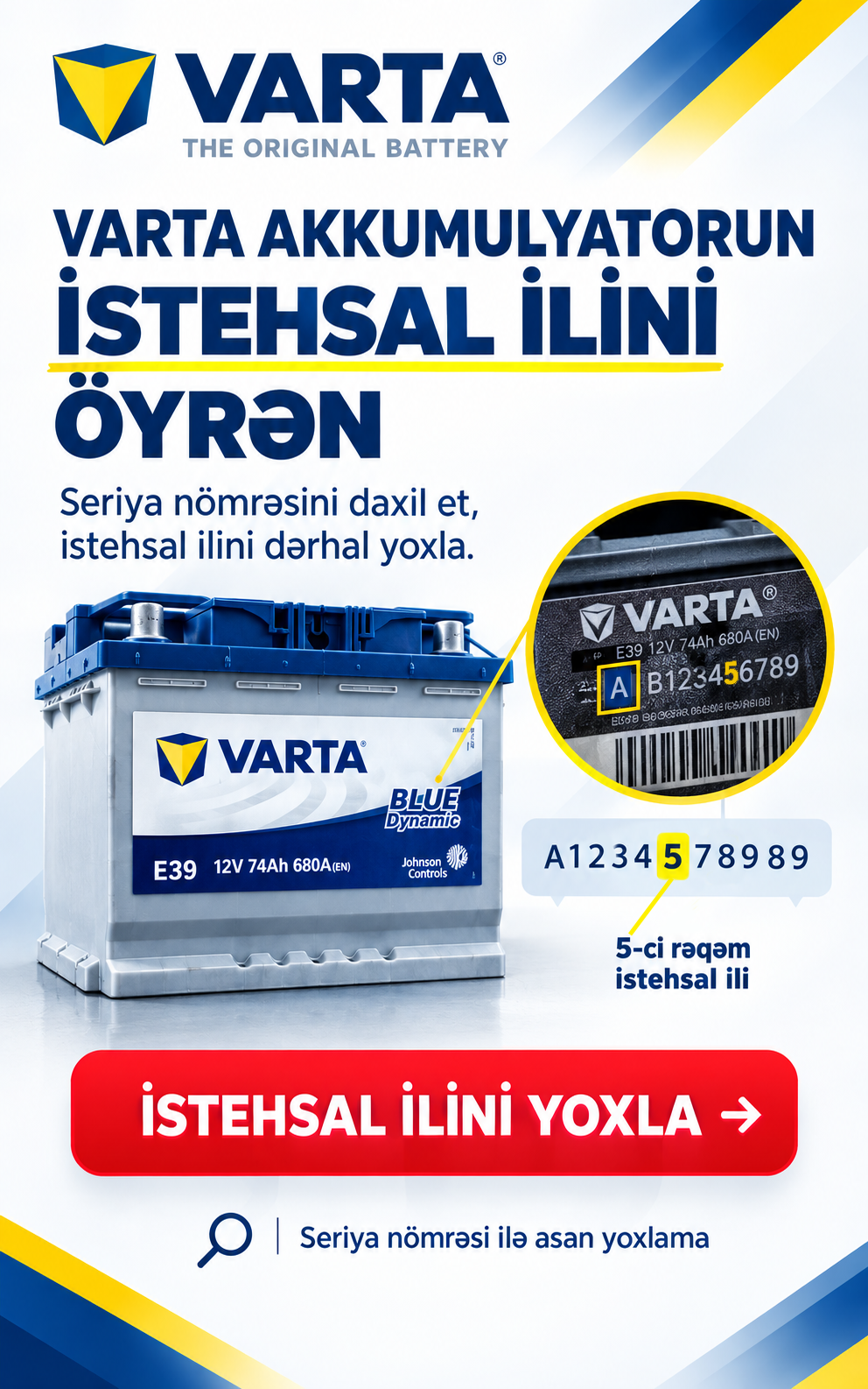 VARTA akkumulyatorları